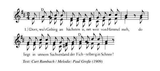 Liedtext und Melodie