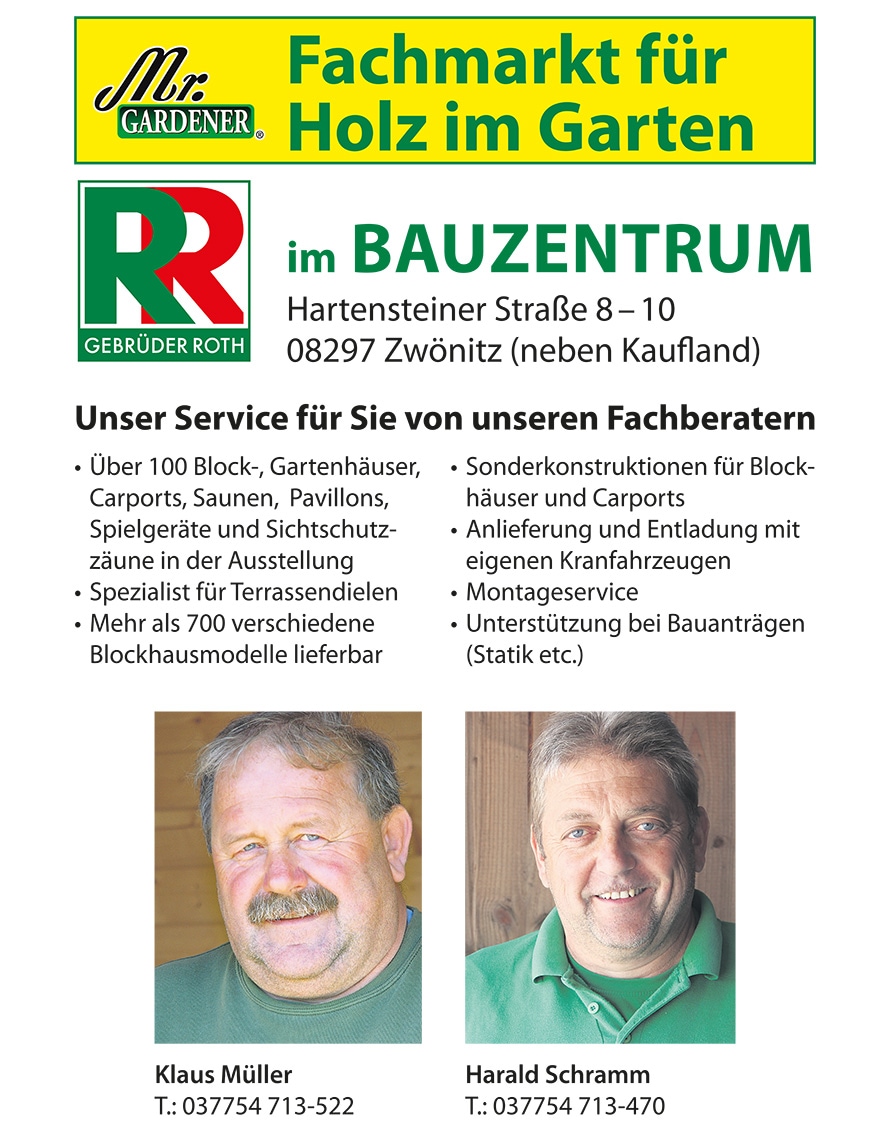 Holz im Garten